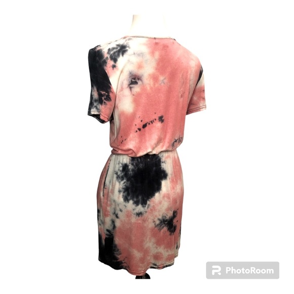Simply southern Tie dye mini T-shirt dress-size small - Picture 2 of 7